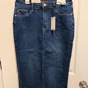 Judy Blue High Waist Dark Wash Denim Skirt